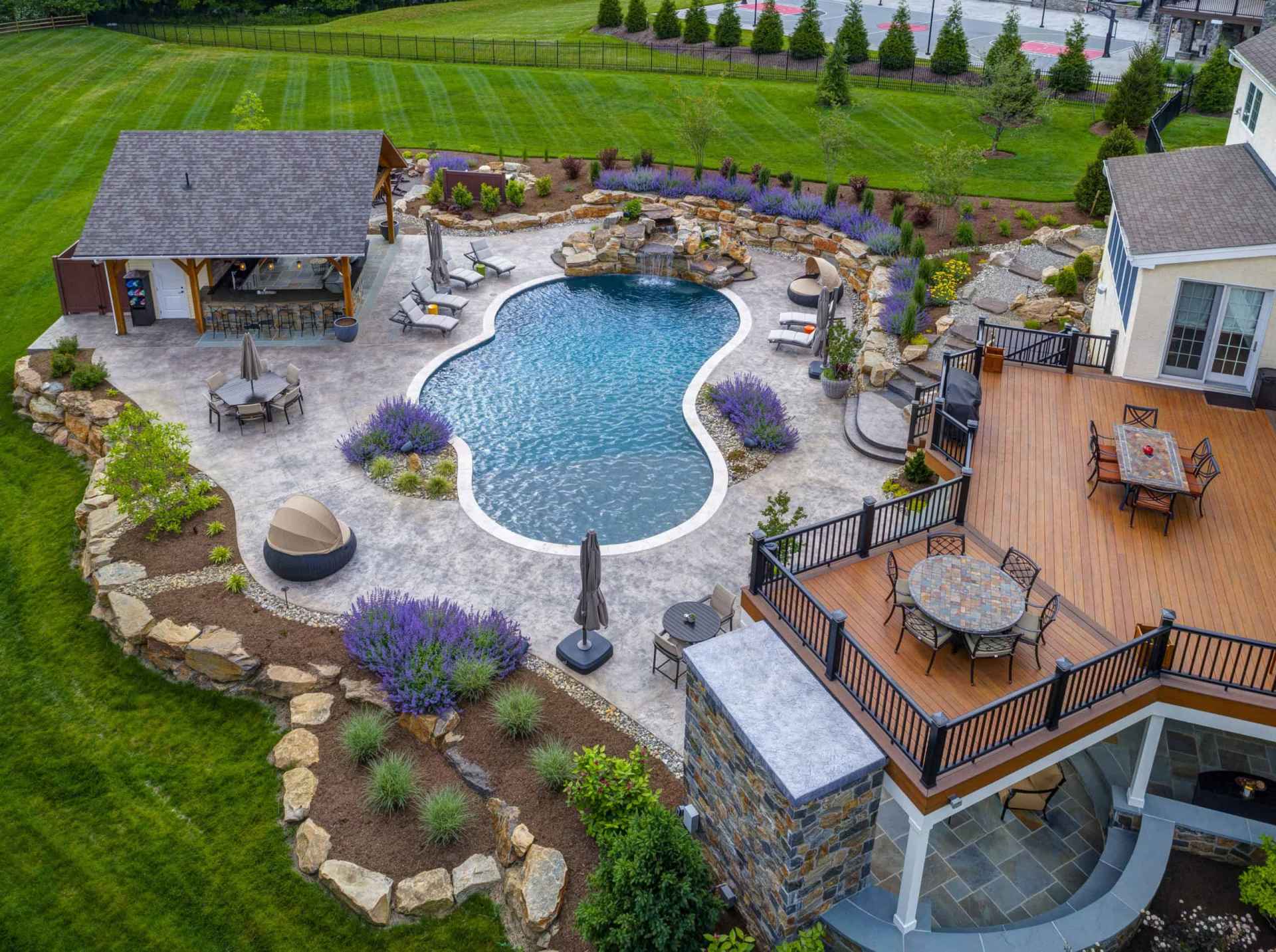 Backyard Oasis Newark, DE - DiSabatino Landscaping