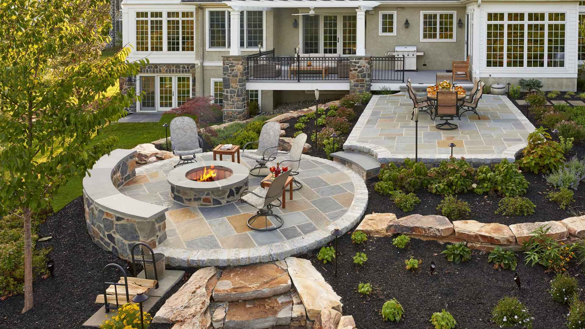 Custom Stone Firepit