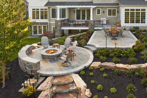 Custom Stone Firepit