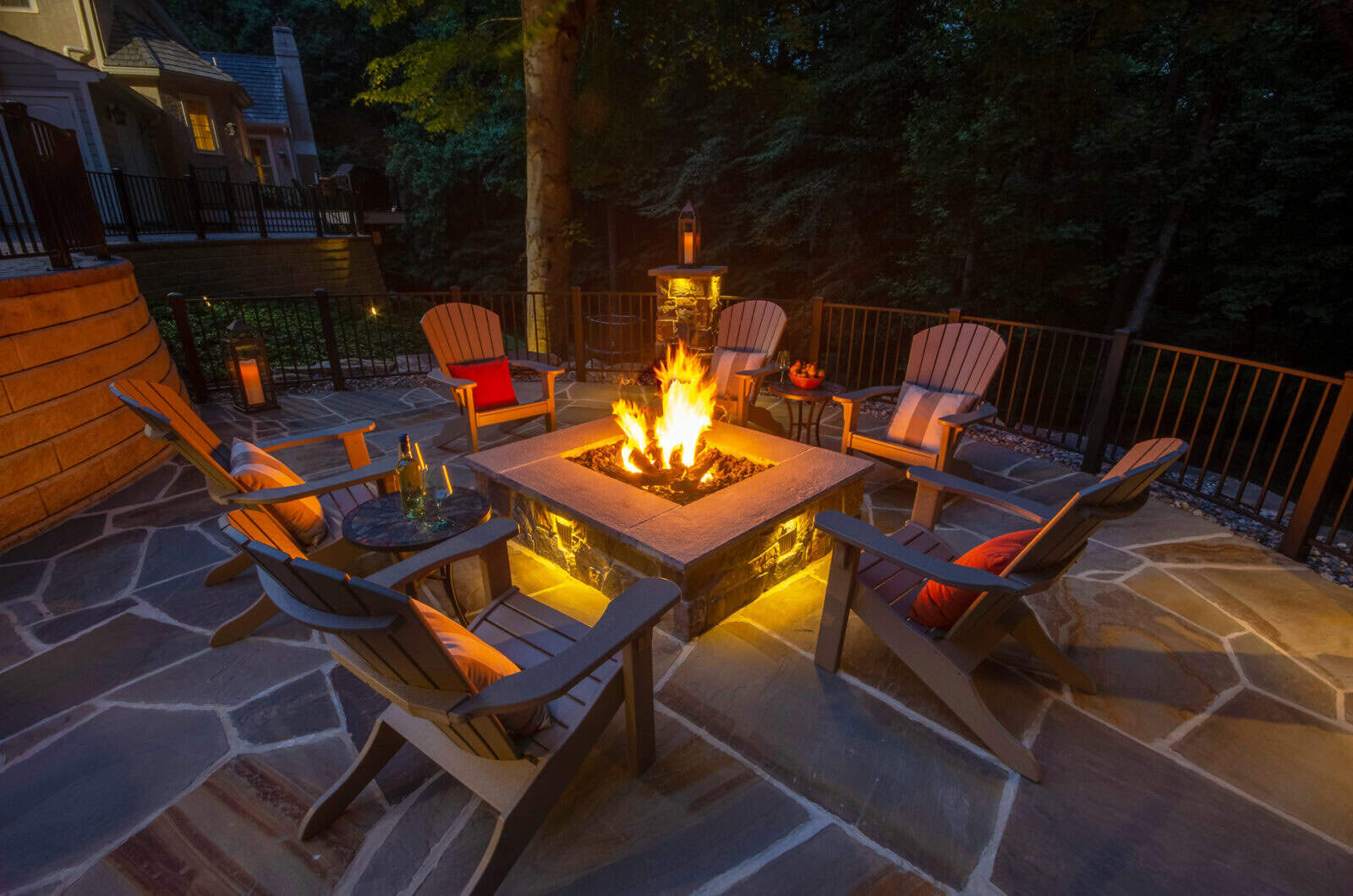 7 Tips for Outdoor Fireplaces or Fire Pits from DiSabatino Landscaping