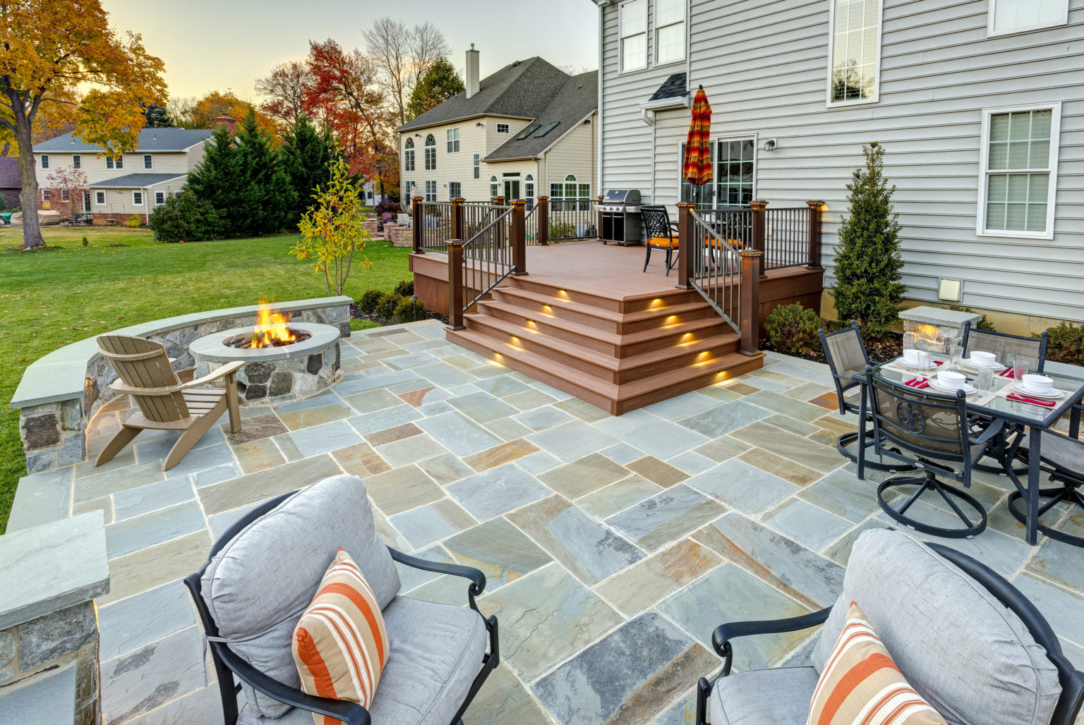 Should I Use Natural Stone, Decorative Concrete or Pavers for a New