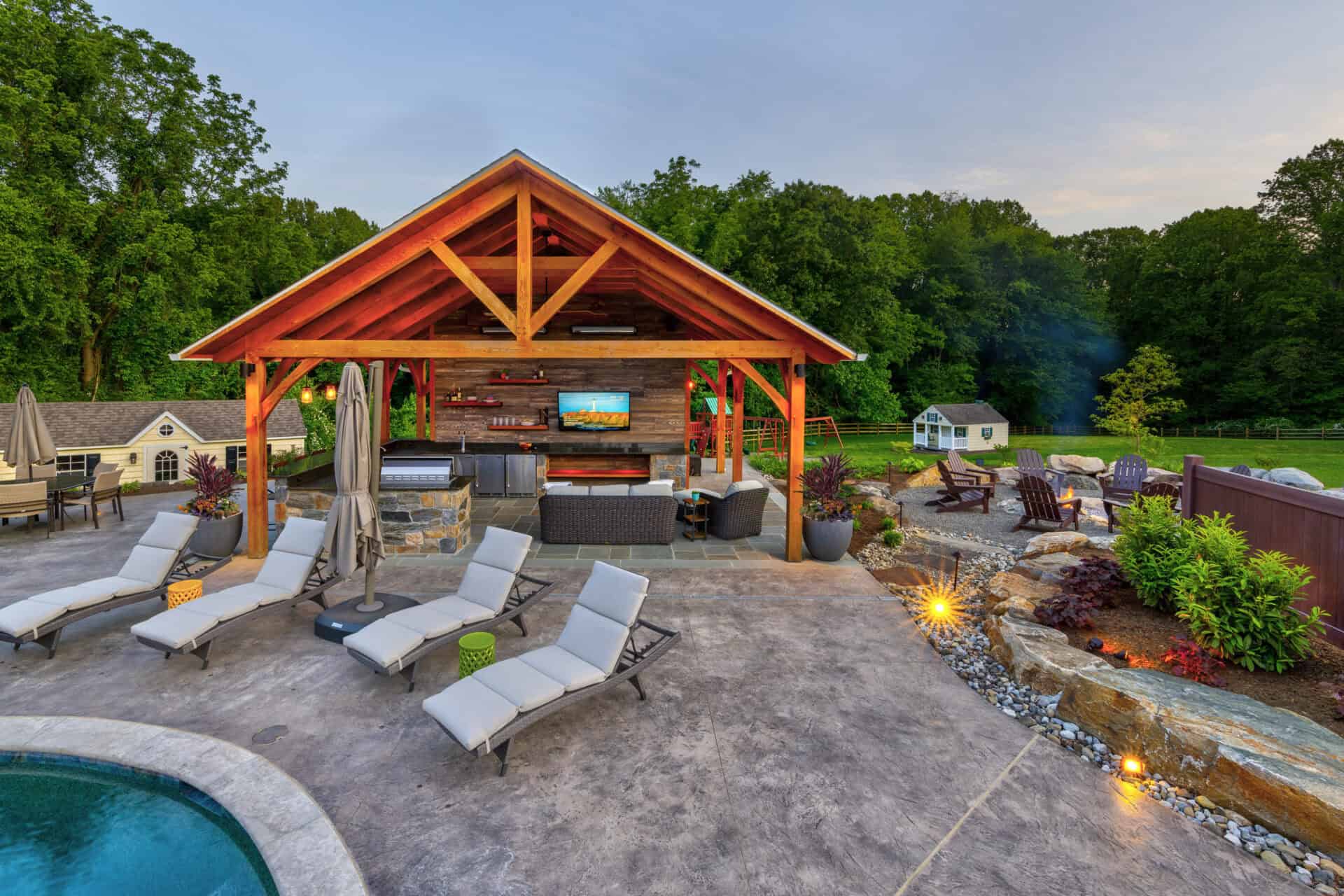 Outdoor living space