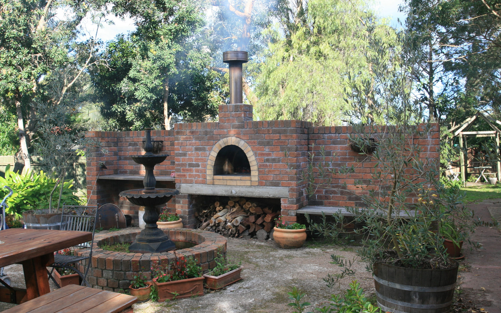 Traditional Brick Oven Cover by Authentic Pizza Ovens - Patio